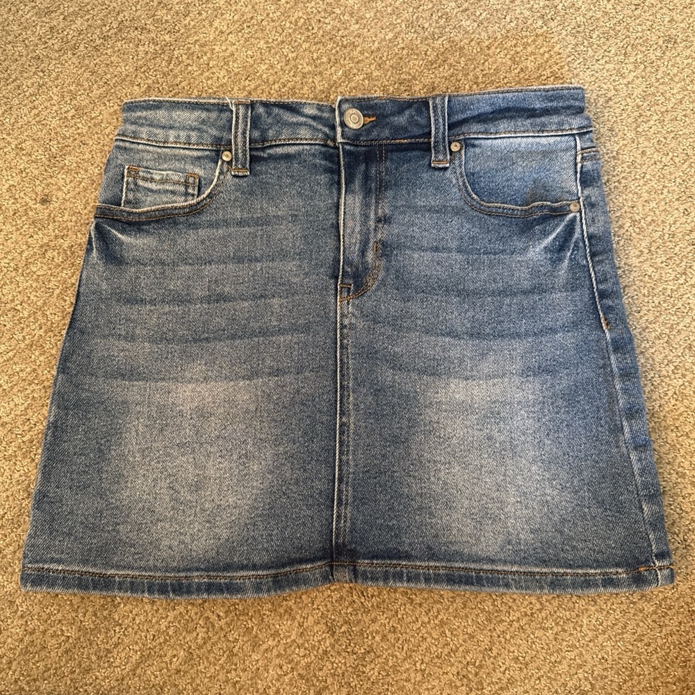 RSQ Blue Casual Mini Pencil Skirt